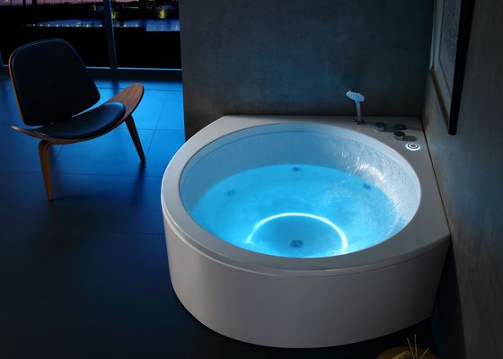 프리미엄 라도도 E-8005B 코너 마사지 욕조와 폭포 음악 LED 조명