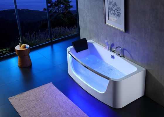 현대 디자인 3인 마사지 목욕탕 Led 유리 문